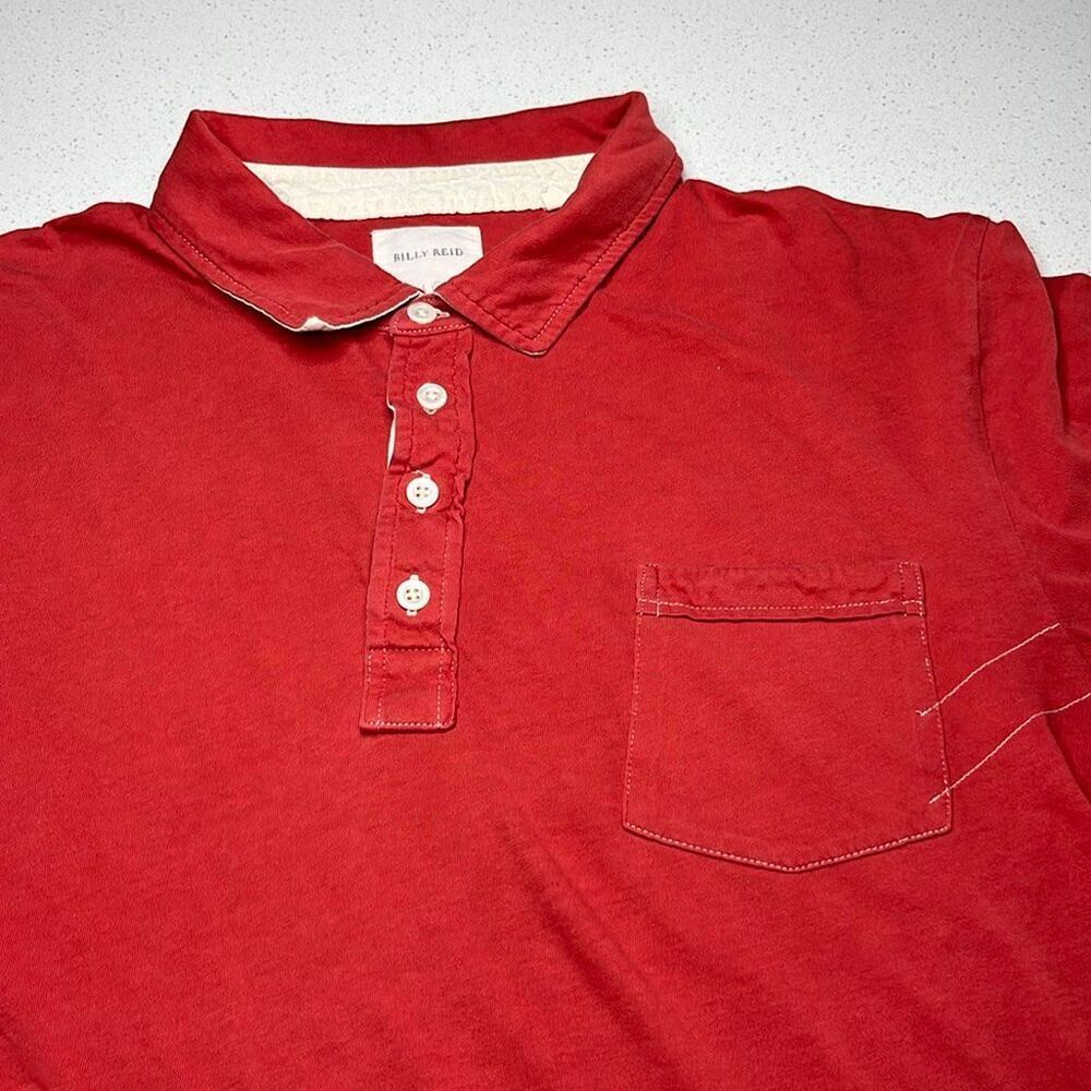 Billy Reid Polo Shirt Tagged L Fits Medium